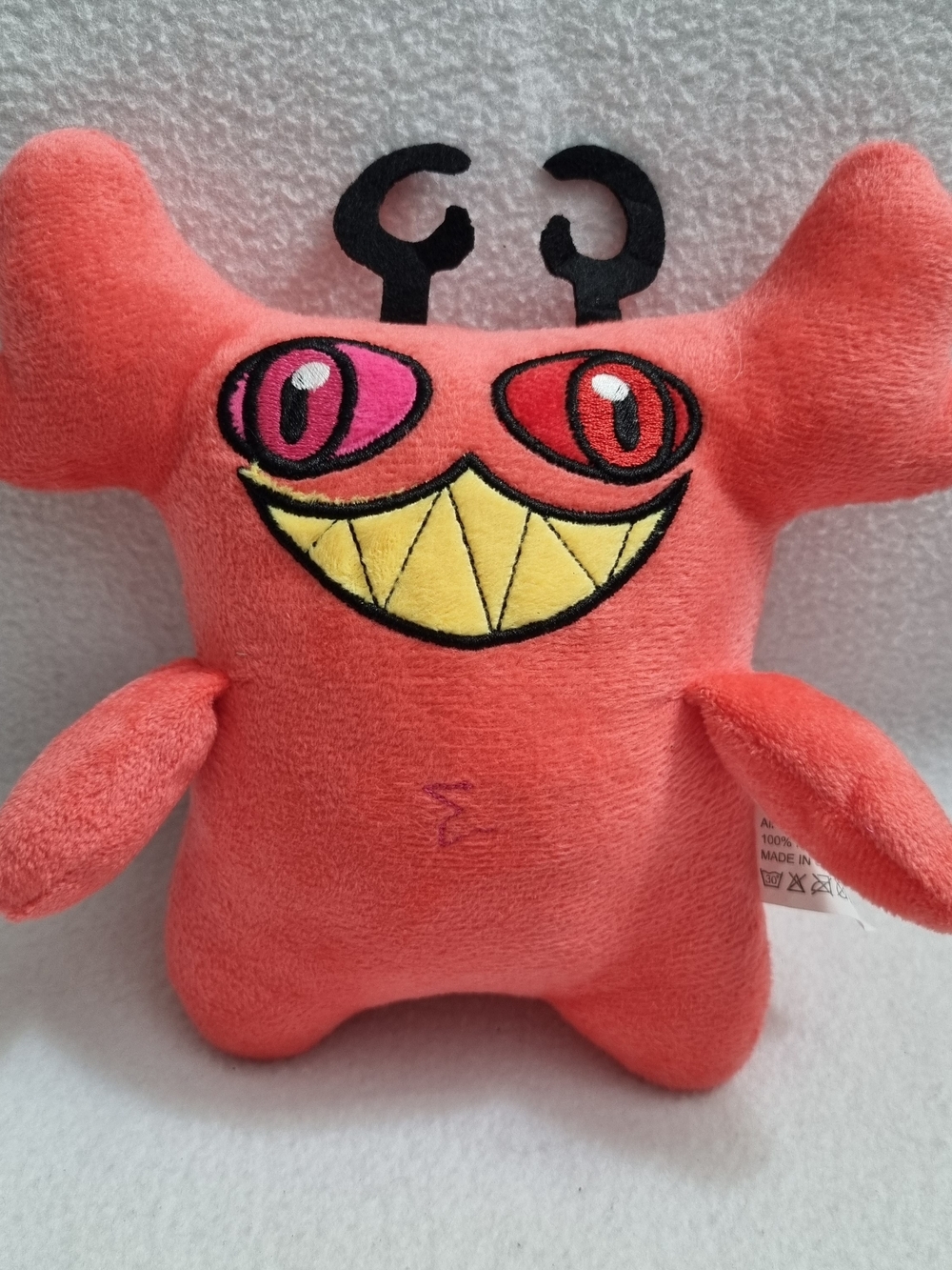 Hazbin Hotel Alastor Cursed Cat Plush Plushie Toy for Series Fans Stuffed Animal